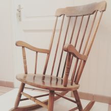 Rocking chair vintage années 70
