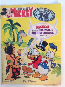 Lot de 5 magazines anciens "Journal de Mickey"