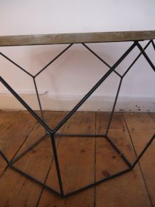 table basse hexagonale