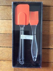Pinceau et spatule de cuisine et pâtisserie - neuf