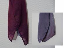 Foulard Rectangulaire En Tissu Violet Et Fuschia