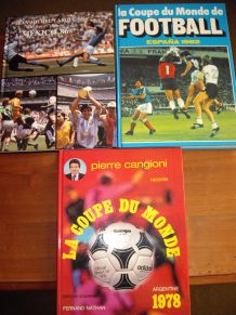 Coupe du monde Football 1978 - 1982 - 1986