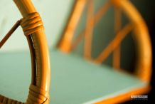 ETAGERE MURALE EN ROTIN "IPPOLITA"