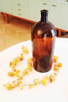 Bonbonne Vase vintage marron