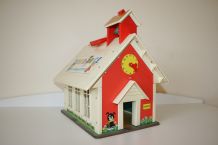 Fisher Price Ecole Family School vintage de 1971