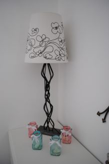 lampe fer forgé artisan d'art