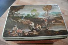 Boite a biscuit metal vintage