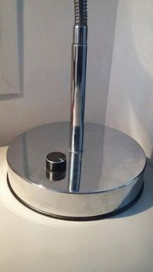Majestueuse lampe de bureau, style FASE &amp;amp; ou METALARTE années 60 orientable et flexible H 93 cm