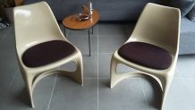 LOT de 2 chaises  "CADO" Steen OSTERGAARD - années 70