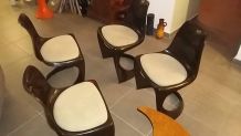 LOT de 4 chaises  "CADO" Steen OSTERGAARD - années 70