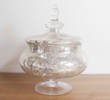 grosse bonbonnière en verre