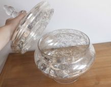 grosse bonbonnière en verre