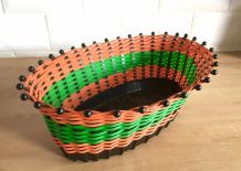 Corbeille à pain scoubidou
