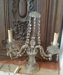 lampe baroque pampilles