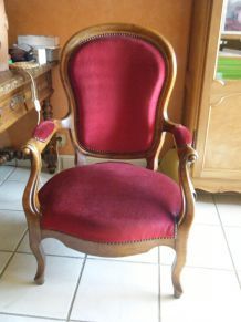 Fauteuil style Louis Philippe 