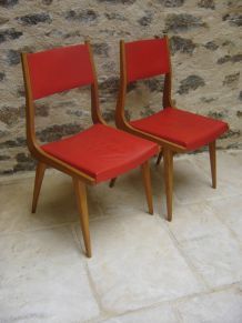 paire de chaises design scandinave