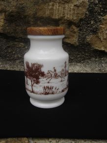 petit pot vintage pour condiment ou autre