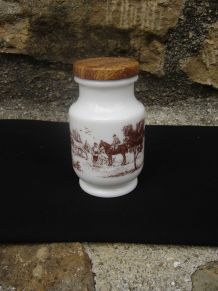 petit pot vintage pour condiment ou autre