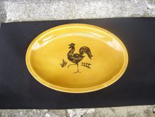 petit plat vintage décor de coq