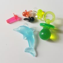 Lot de totoches vintage, tetines plastique