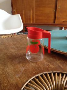 Pot à eau vintage "Pommes rouges" HENKEL