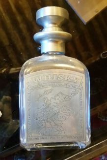 flacon de wisky vintage 