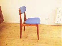 6 chaises scandinaves vintage