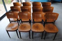 3 Chaises Thonet bistrot