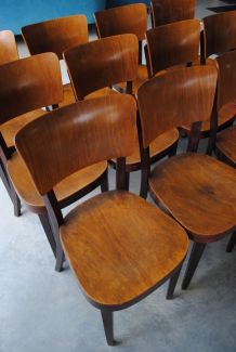 3 Chaises Thonet bistrot