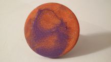 Bague moderne orange et violet