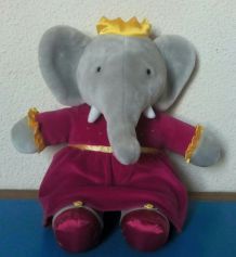 Peluche Céleste (l'amoureuse de Babar !) - 39 cm