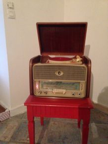 Radio platine disque teppaz années 50