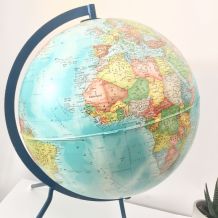 Globe terrestre vintage tripode