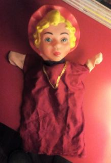 4 marionnettes à main - vintage