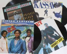 lot vinyles Preset, Gibson Brothers, Gregory Isaac, Kassav