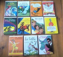 11 volumes de "nouvelle bibliothèque rose" et "bibliothèque rose" -  années 60 /70 