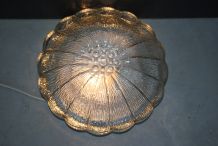 Plafonnier verre année 60