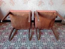 LOT DE DEUX FAUTEUILS BRIDGE