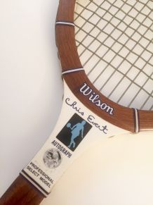Raquette de tennis vintage de collection Wilson autograph Chris Evert 
