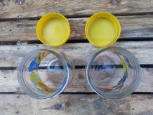 Lot de 2 pots en verre "Le Parfait" - Collection fruits 