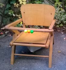 Chaise vintage / petit pot enfant