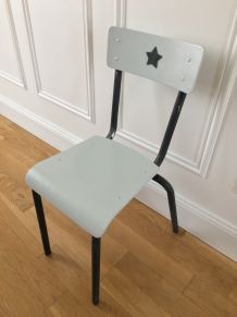 Petite chaise d'écolier Black Star années 60
