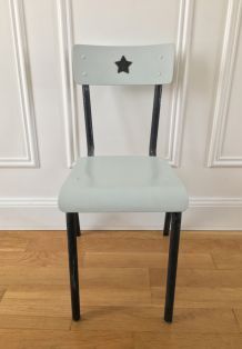 Petite chaise d'écolier Black Star années 60