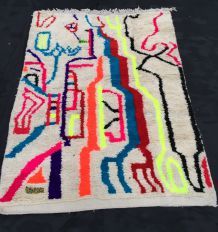 Tapis Berbère AZILAL Tissé Main Neuf  2,13mx1,50m