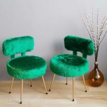 Paire de fauteuils Pelfran années 60/70