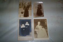 LOT PHOTOGRAPHIES FIN 1890 CLERGE PRETRE ETC ..