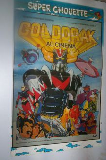 OUVRAGE SUPER HEROS GRAND FORMAT POSTER GOLDORAK 