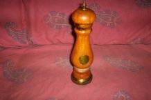 ANCIEN MOULIN A POIVRE BOIS 26 CM DE HAUT 