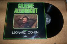 DISQUE 33 TOURS GRAEME ALLWRIGHT chante leonard cohen 