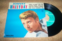 DISQUE 45 TOURS 4 TITRES JOHNNY HALLYDAY 